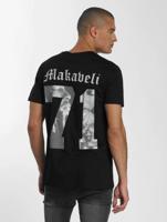 Mister Tee / t-shirt Tupac Makaveli in zwart - thumbnail