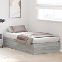 Bedframe Grijs sonoma 200 x 90 x 31.5 cm Bewerkt hout - thumbnail