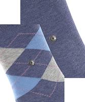 Burlington 2-paar everyday dames sokken - Biologisch katoenen vrouwen sokken met ruit print - thumbnail