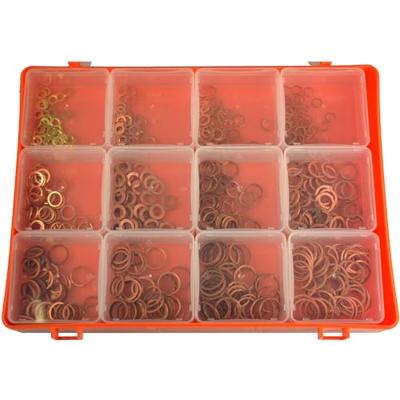 Bofix 226600 doos assortiment 12-vaks rood koper ringen