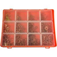 Bofix 226600 doos assortiment 12-vaks rood koper ringen - thumbnail