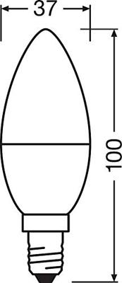 OSRAM HOMELIGHTING 4058075430730 LED-lamp Energielabel G (A - G) E14 Kaars 3.3 W = 25 W Warmwit (Ø x l) 37 mm x 100 mm 1 stuk(s) OSRAM HOMELIGHTING 4058075430730 LED-lamp Energielabel G (A - G) E14 Kaars 3.3 W = 25 W Warmwit (Ø x l) 37 mm x 100 mm 1 stuk(s)