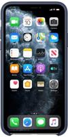 Apple leather case iPhone 11 Pro Max Midnight Blue - thumbnail