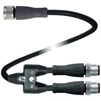 Pepperl+Fuchs 70138424 Sensor/actuator verdeler en adapter Aantal polen (sensoren): 4, 4 0.03 m 1 stuk(s) - thumbnail