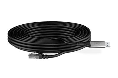 Digitus AK-300600-050-S USB-C - RJ45 CAT6A 1 Gbit/s, 5m Kabel Digitus AK-300600-050-S USB-C - RJ45 CAT6A 1 Gbit/s, 5m Kabel
