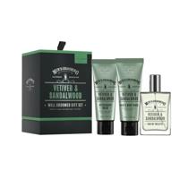 Scottish Fine Soaps Men's Grooming Vetiver & Sandalwood Well Groomed Gift Set - thumbnail