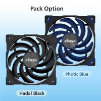 Akasa Alucia XS12 Computer behuizing Koelplaat/radiatoren Zwart 1 stuk(s) - thumbnail