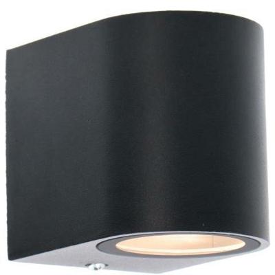 LED's Light LED Wandlamp buiten met GU10 fitting - Rond - Model San Marino - IP44 - Zwart