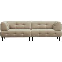 WOOOD Bank 'Lloyd' 4-zits, Velvet, kleur Sea Salt - thumbnail