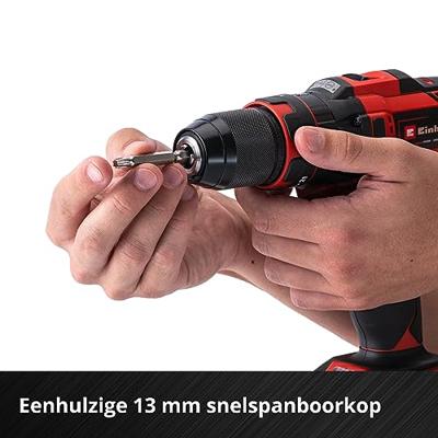 Einhell TE-CD 18/40 Li-i +64 (2x2,0Ah) Accu-klopboor/schroefmachine 2 snelheden Incl. 2 accus, Incl. lader, Incl. koffer Einhell TE-CD 18/40 Li-i +64 (2x2,0Ah) Accu-klopboor/schroefmachine 2 snelheden Incl. 2 accus, Incl. lader, Incl. koffer