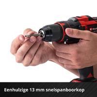 Einhell TE-CD 18/40 Li-i +64 (2x2,0Ah) Accu-klopboor/schroefmachine 2 snelheden Incl. 2 accus, Incl. lader, Incl. koffer - thumbnail