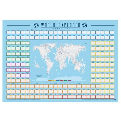 Gift Republic Krasposter - Wereldverkenner