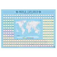 Gift Republic Krasposter - Wereldverkenner - thumbnail