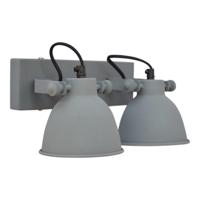 Urban Interiors Wandlamp 'Industrial double' kleur grijs - thumbnail