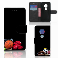 Motorola Moto G7 Play Wallet Case met Pasjes Sports - thumbnail