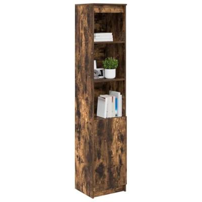 Hoge kast 37,5x35x180 cm spaanplaat gerookt eikenkleurig Hoge kast 37,5x35x180 cm spaanplaat gerookt eikenkleurig