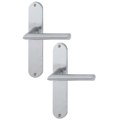 Hoppe deurbeslag Amsterdam blind afgerond E1400Z/302 rvs Hoppe deurbeslag Amsterdam blind afgerond E1400Z/302 rvs