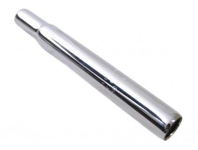 Zadelpen kaars ø25,6mm / 350mm - zilver verchroomd