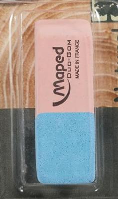 Maped gum Duo-Gom, groot formaat, op blister