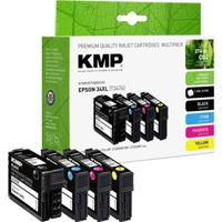KMP Inktcartridge vervangt Epson 34XL, T3476, T3471, T3472, T3473, T3474 Compatibel Combipack Kleur E222XV 1637,4005 - thumbnail