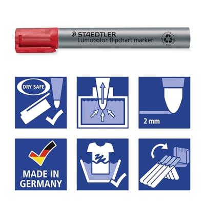 Staedtler merkstift Lumocolor Flipchart 4 stuks - thumbnail