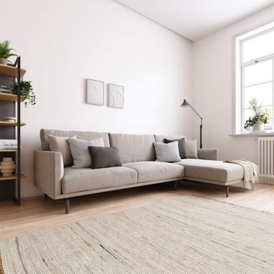 Kave Home 4-zits Loungebank 'Galene' Rechts, 314cm, kleur Beige