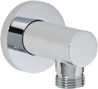 Ben Connect Round muuraansluitbocht chroom - thumbnail