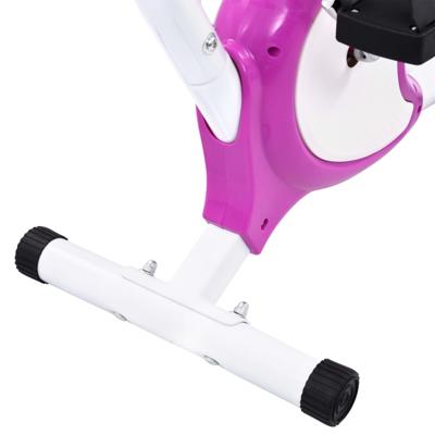 VidaXL Hometrainer met bandweerstand paars