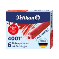 Pelikan inktpatronen 4001 rood - thumbnail