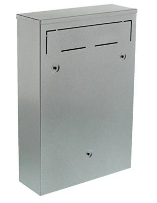 Burg Wächter 61020 POCKET 5871 SI Brievenbus Staal Zilver Sleutelslot