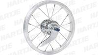 CONTEC achterwiel "alu sport + velosteel 471". rear wheel 12 1/2" 2,00 zinc - thumbnail