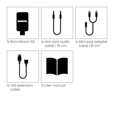 Marmitek BoomBoom 50 TV accessoire Zwart - thumbnail