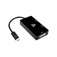 Adapter USB-C naar HDMI V7 V7UC-VGADVIHDMI-BLK Zwart - thumbnail