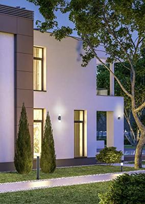 Trio SokkellampHoosic met bewegingsmelder - 522260142