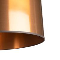 QAZQA Booglamp staal kap koper 50 cm - XXL - thumbnail