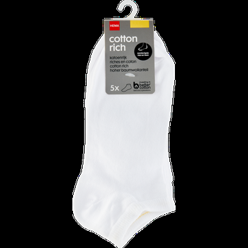HEMA Dames Enkelsokken met Katoen Maat 3942 5 Stuks bij Jumbo