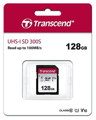 Transcend Premium 300S SDXC-kaart 128 GB Class 10, UHS-I, UHS-Class 1 Transcend Premium 300S SDXC-kaart 128 GB Class 10, UHS-I, UHS-Class 1