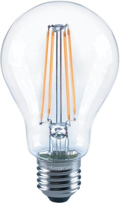 Integral Classic Globe LED lamp E27, dimbaar, 2.700 K, 5,9 W, 806 lumen