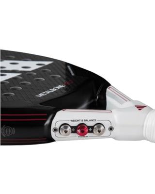 Padel Racket Adidas Metalbone HRD+ 2024/ Negra y Blanca (Ale Galan) 38 mm