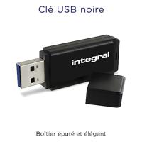 Integral USB 2.0 stick, 64 GB, zwart - thumbnail