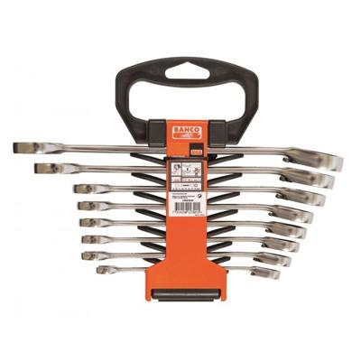 Bahco 1RM/SH8 Steek-ringratelsleutelset Sleutelbreedte (metrisch) 8 - 19 mm