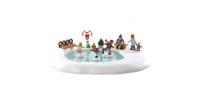 Lemax gingerbread skating pond bewegende schaatsbaanl Sugar 'N' Spice 2018 - thumbnail