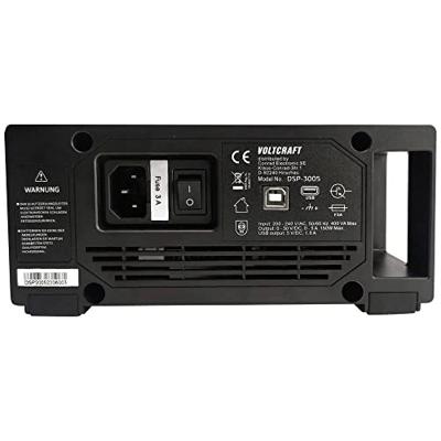 VOLTCRAFT DSP-3005 Labvoeding, regelbaar 0 - 30 V 0 - 5 A 150 W USB 2.0 stekker A Op afstand bedienbaar Aantal uitgangen: 1 x