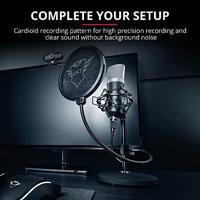 Trust GXT 252 Emita - USB Studio Microfoon met Popfilter - Windows/ Playstation 5 - thumbnail