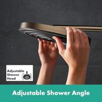 Hansgrohe Pulsify S Puro Showerpipe 260 1jet met thermostaat en handdouche 3jet, Brushed Bronze - thumbnail