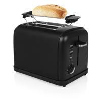 Princess 142396 Black Steel Collectie Broodrooster RVS/Zwart - thumbnail