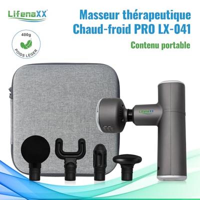 Lifenaxx LX-041 Massage-apparaat Zwart, Zilver (mat)