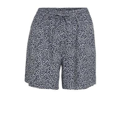 Fransa loose fit short FRVARILLI met all over print donkerblauw/wit Fransa loose fit short FRVARILLI met all over print donkerblauw/wit