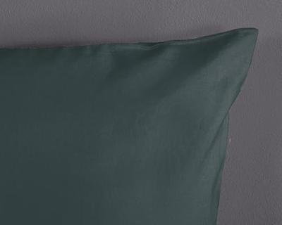 Good Morning Dekbedovertrek "uni dessin" - Groen - (200x200/220 cm) - Katoen Good Morning Dekbedovertrek "uni dessin" - Groen - (200x200/220 cm) - Katoen