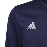 adidas Entrada 22 Trainingstrui 1/4-Zip Kids Donkerblauw Wit - thumbnail